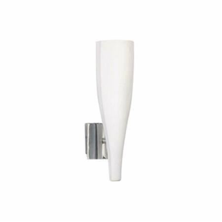 JESCO LIGHTING GROUP 1-Light Medium Wall Sconce Java - Series 501.- Satin Nickel WS501M